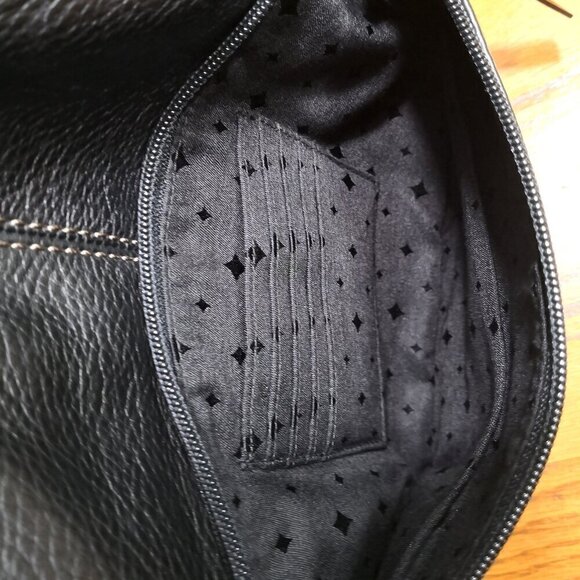 Like New Fossil Morgan Traveler Pebble Leather Black Crossbody Bag - Picture 12 of 12